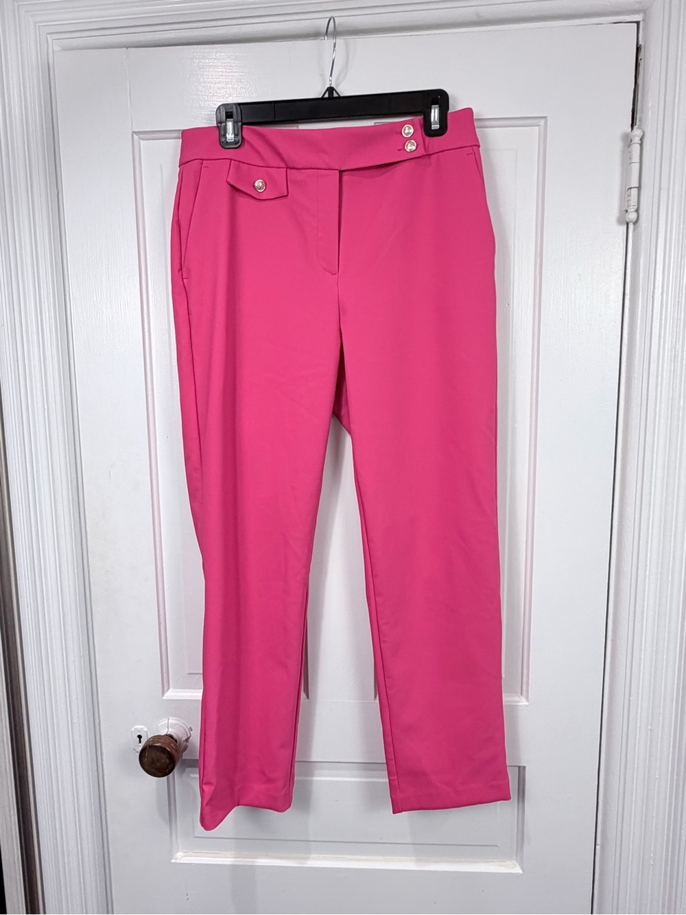 Rachel Zoe Fuchsia Straight-Leg Trousers